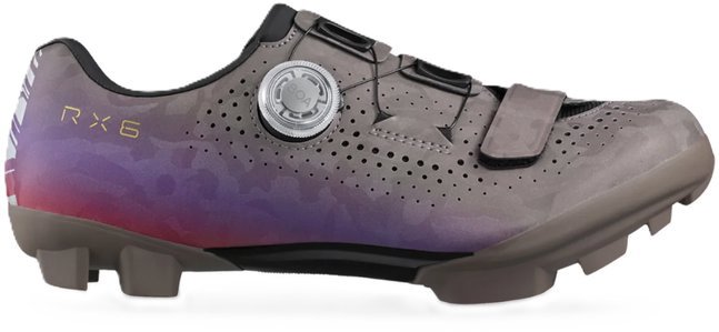 SHIMANO Gravel obuv SH-RX600, dámska, sivá/lila, 38