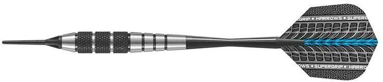 Šípky Harrows soft Black Jack K 18 g, brass