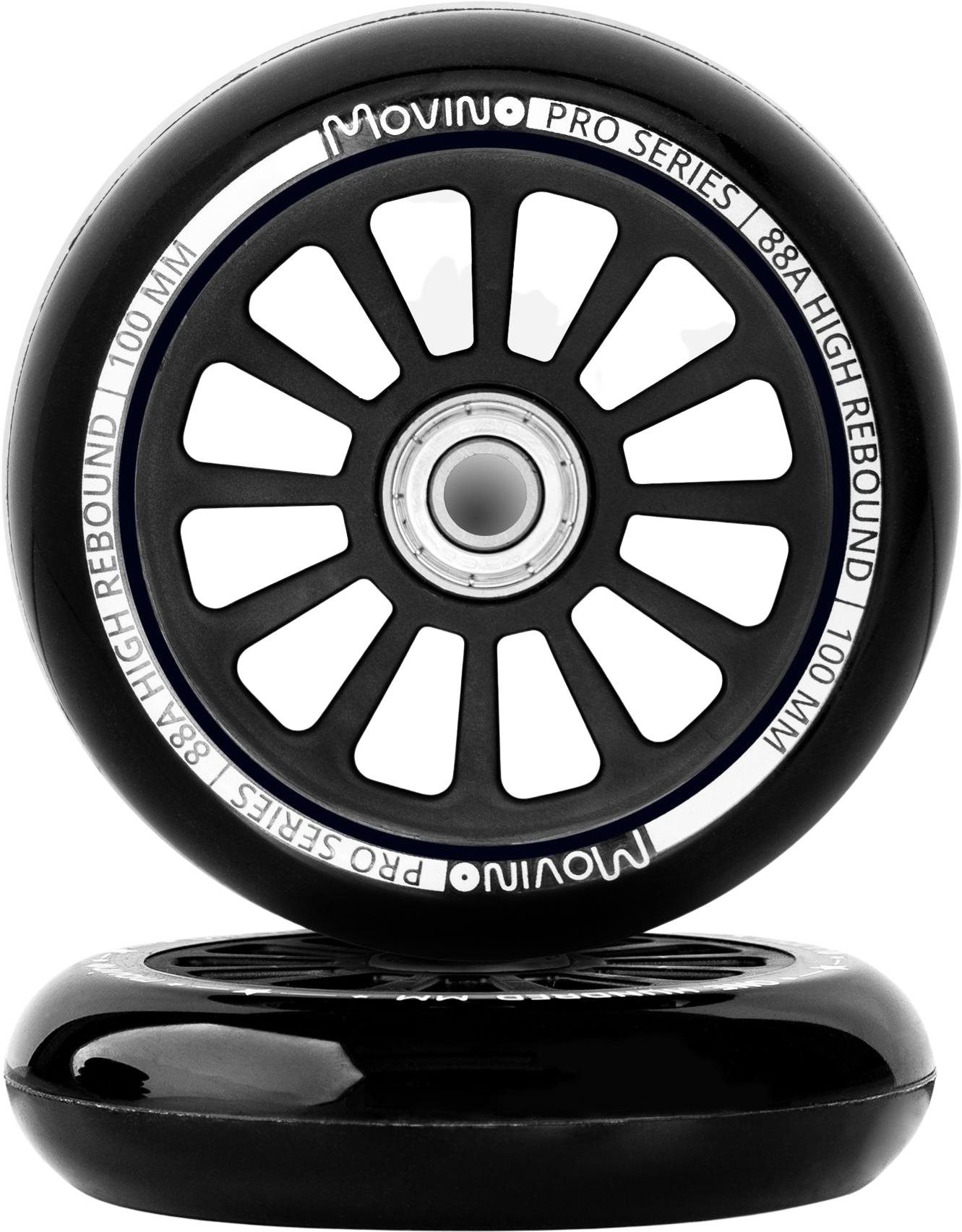 Náhradné kolieska na freestyle kolobežku 100 mm, PP, 2 ks