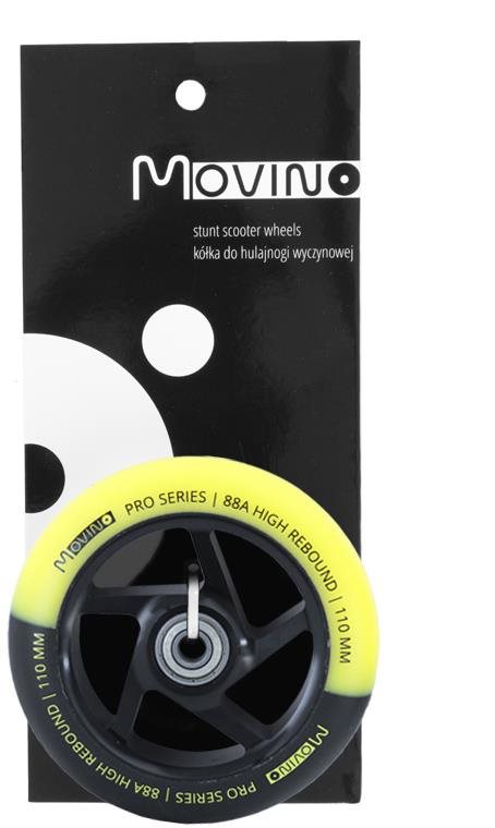 Náhradné kolieska na freestyle kolobežku 110 mm, hliník, 2 ks