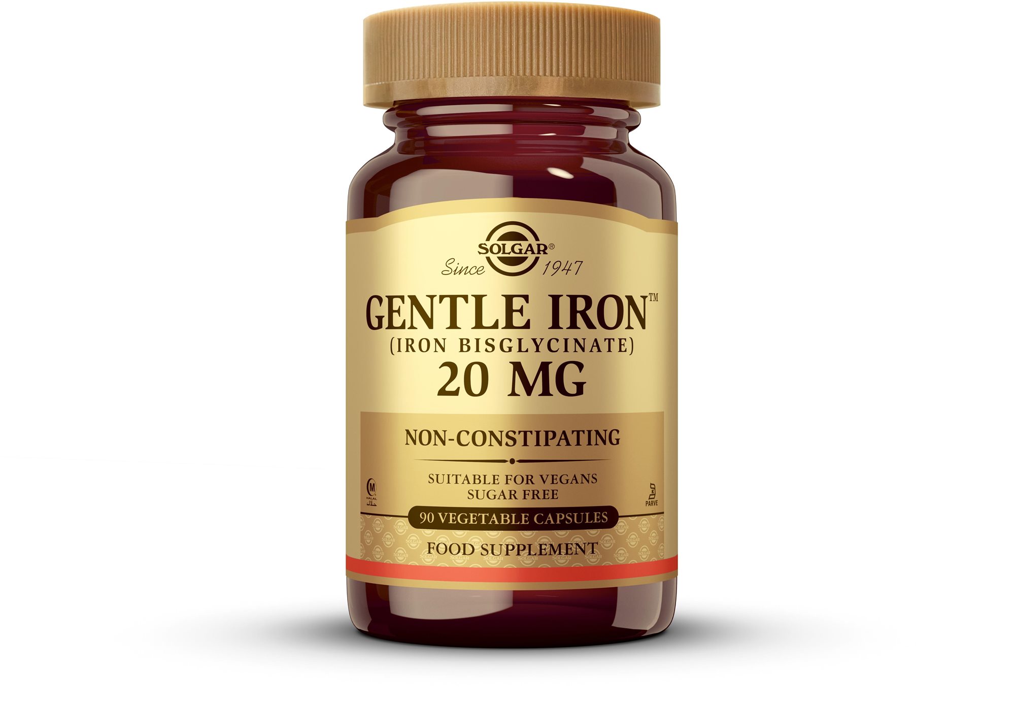 Solgar Železo 20 mg 90 kapsúl
