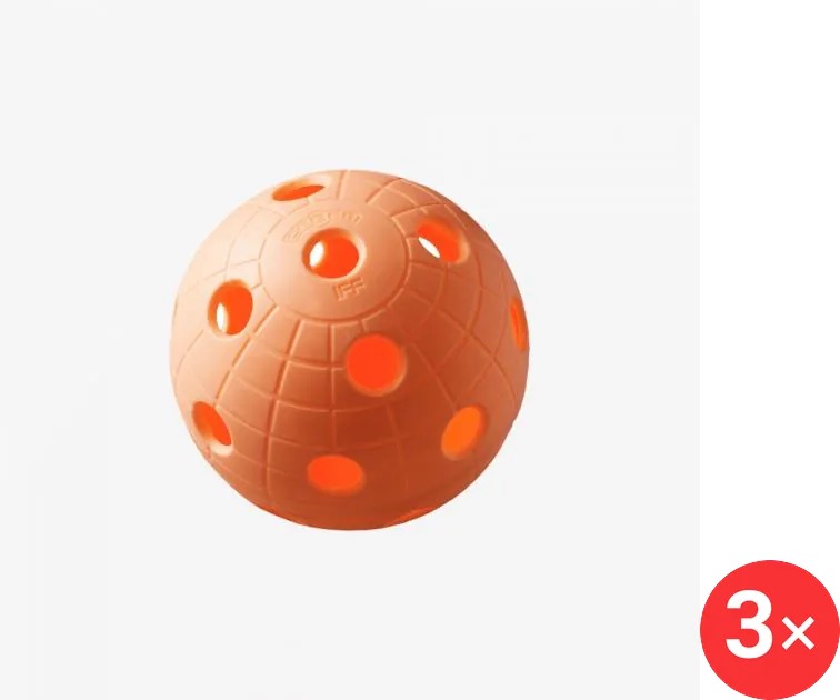 Unihoc Ball Crater WFC orange 3 ks