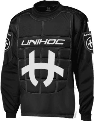 Unihoc Goalie sweater Shield black/white XS