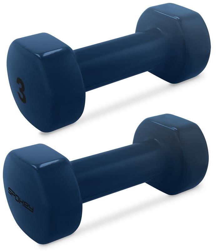 Spokey Shape Sada vinylových činiek, 3 kg