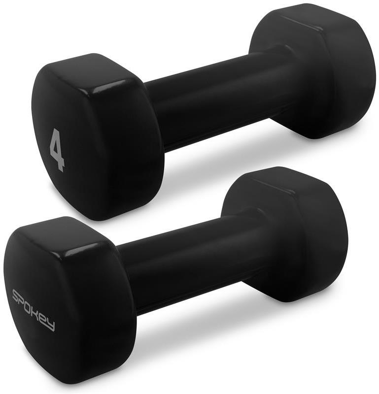 Spokey Shape Sada vinylových činiek, 4 kg