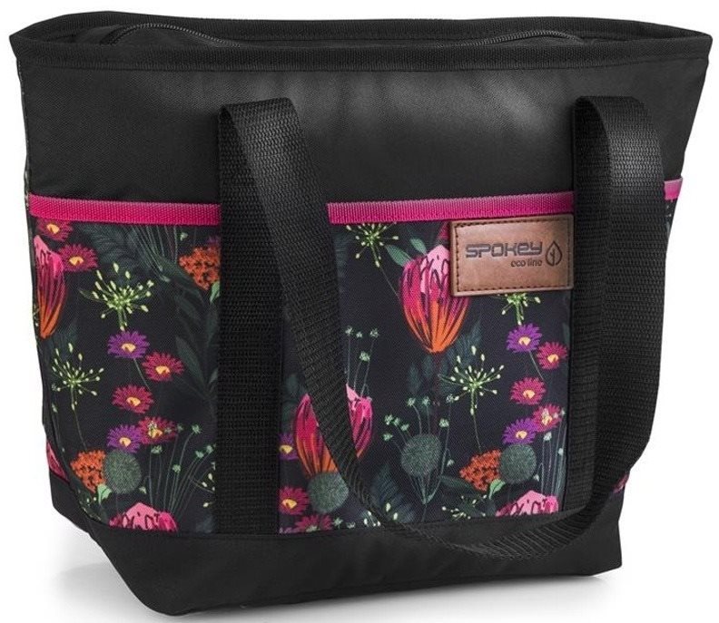 Spokey Eko Simply Termo taška malá čierna 39 × 15 × 27 cm