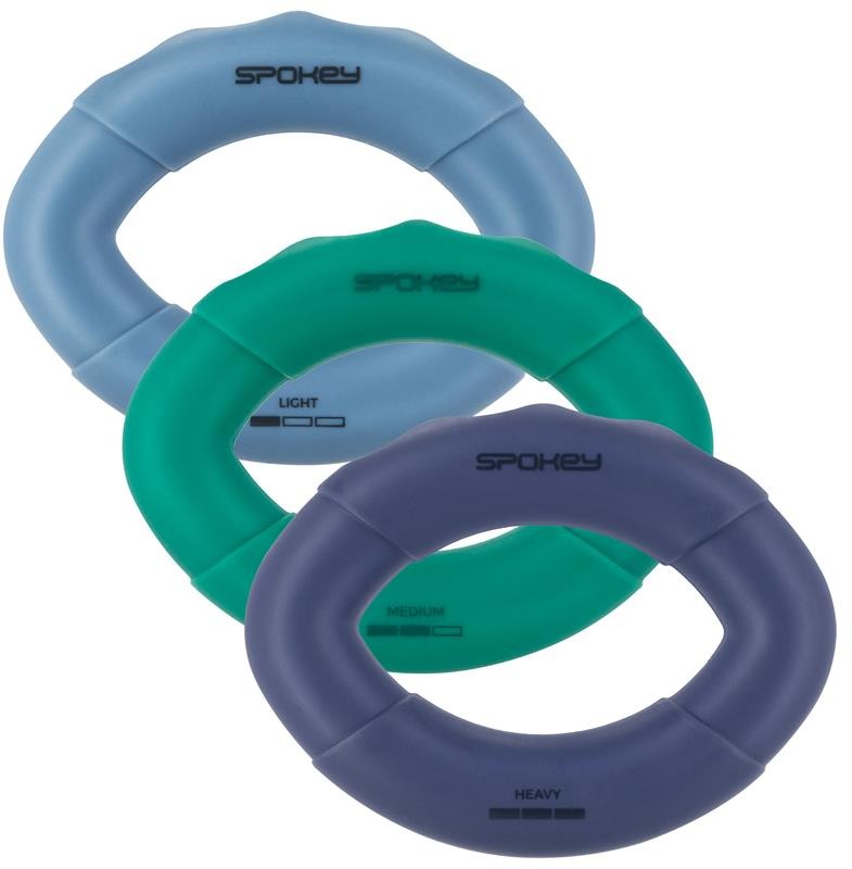 Spokey Hand Power Set súprava 3 posilňovacích krúžkov