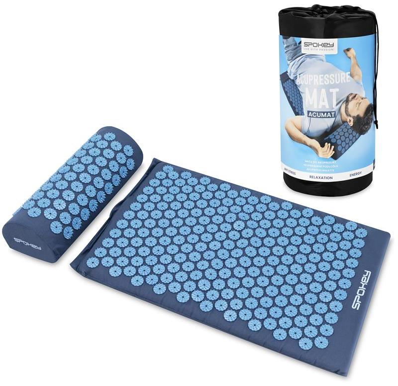 Spokey Akumat s vankúšikom 66 × 42 cm, modrá