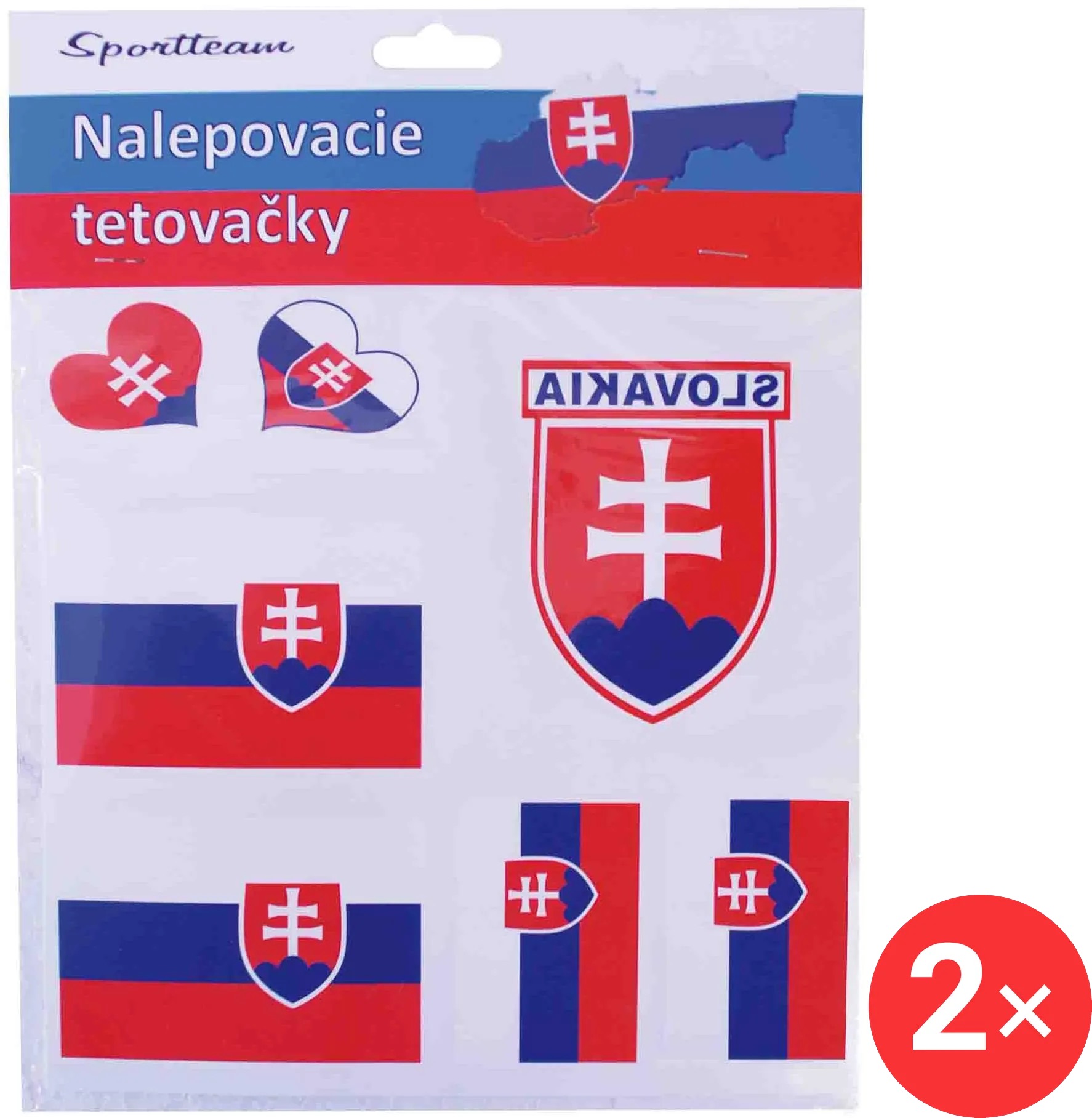 SPORTTEAM® Tetovacie obtlačky SR 1 2 ks