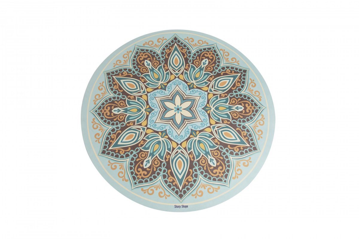 Sharp Shape Round yoga mat Mandala