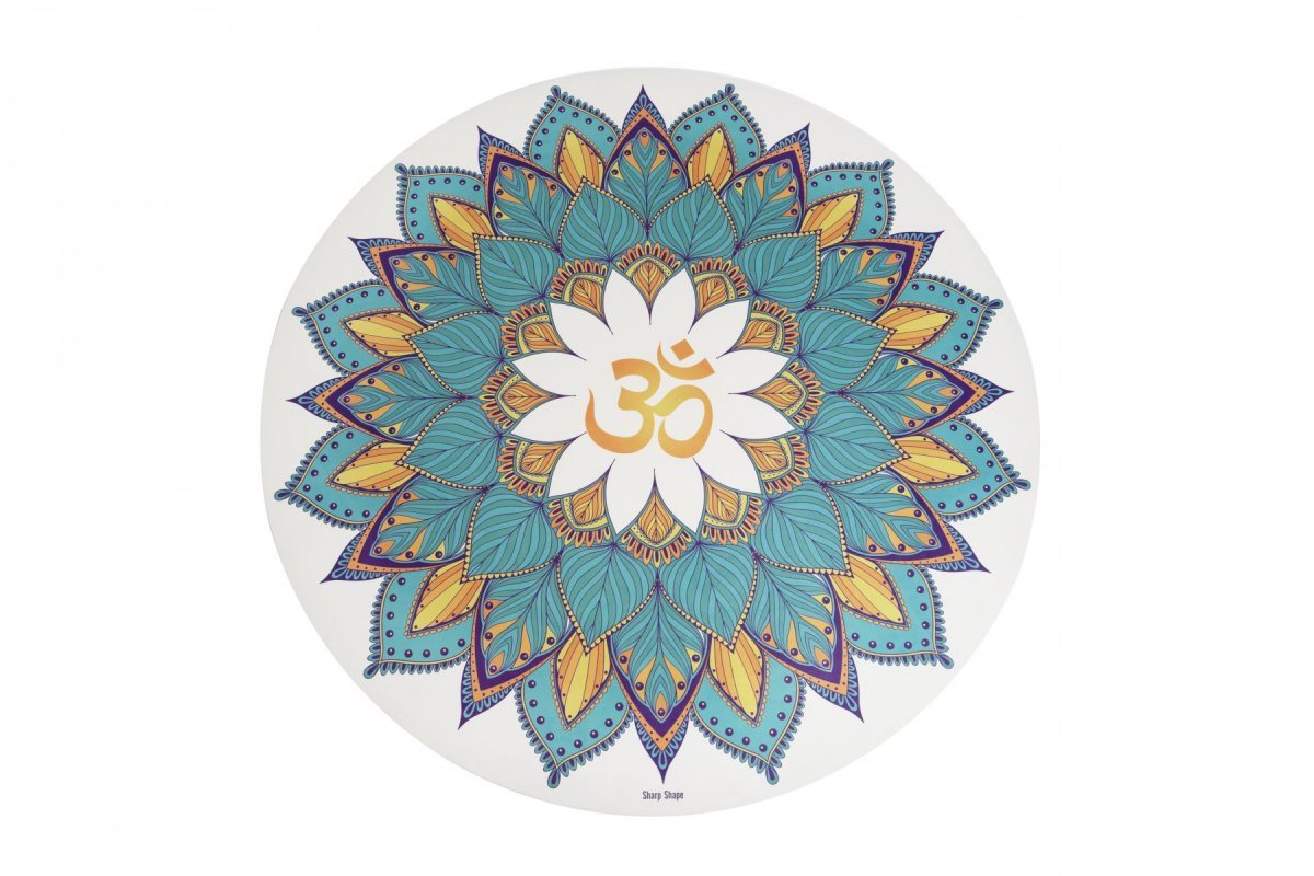Sharp Shape Round yoga mat Mantra