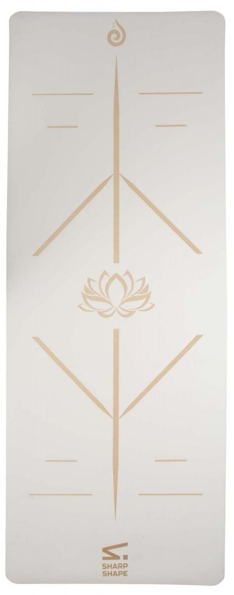 Sharp Shape PU Yoga mat Shanti white