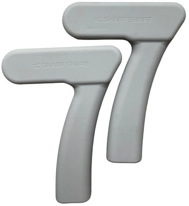 Sharp Shape Silikónové činky „7“ 2× 1 kg Moonstone béžové