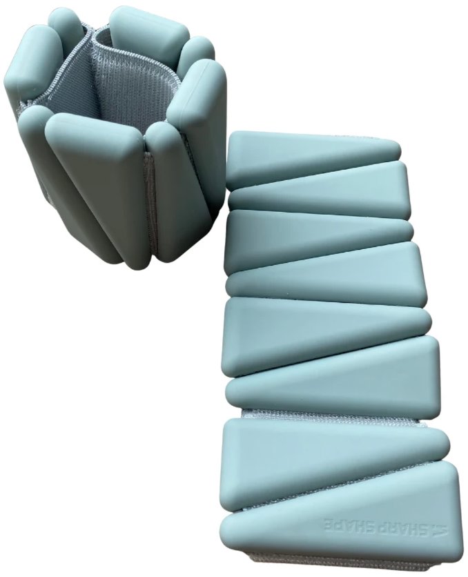 Sharp Shape Silikónové závažie 2× 0,5 kg zelené