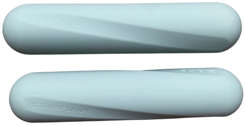 Sharp Shape Silikónové činky zelené 2× 2 kg