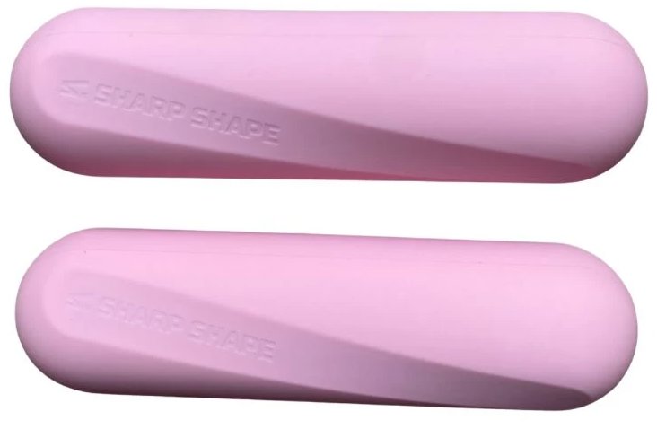 Sharp Shape Silikónové činky ružové 2× 1 kg