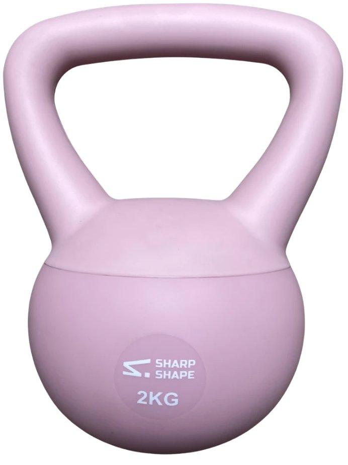 Sharp Shape Soft kettlebell 2 kg ružový