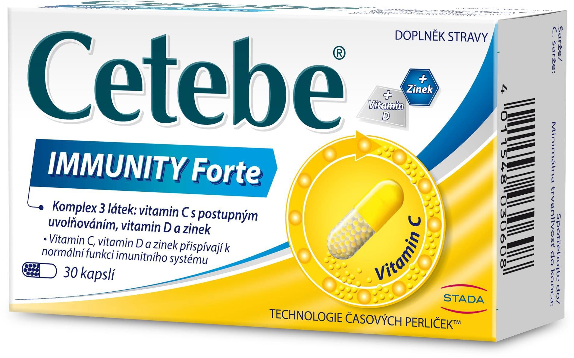 Cetebe Immunity Forte, 30 kapsúl