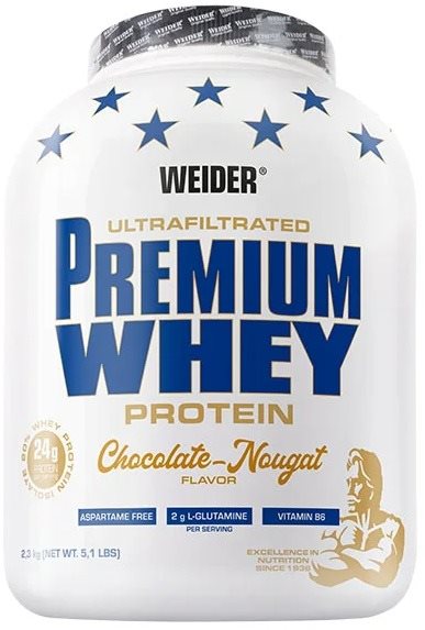 Weider Premium Whey čoko/nugát 2,3 kg