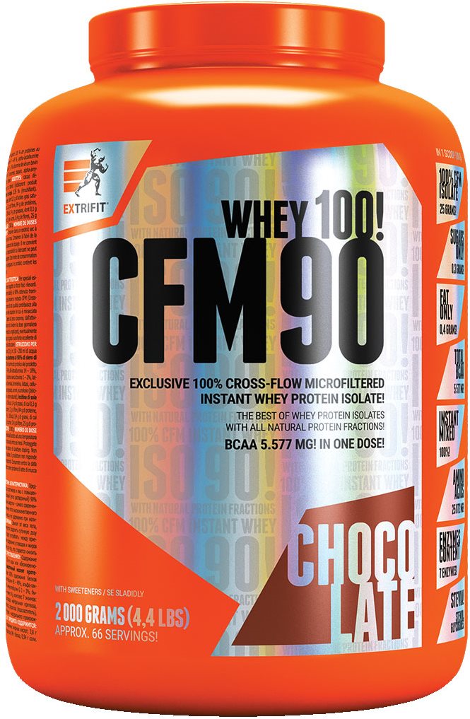 Extrifit CFM Instant Whey Isolate 90 2 kg chocolate