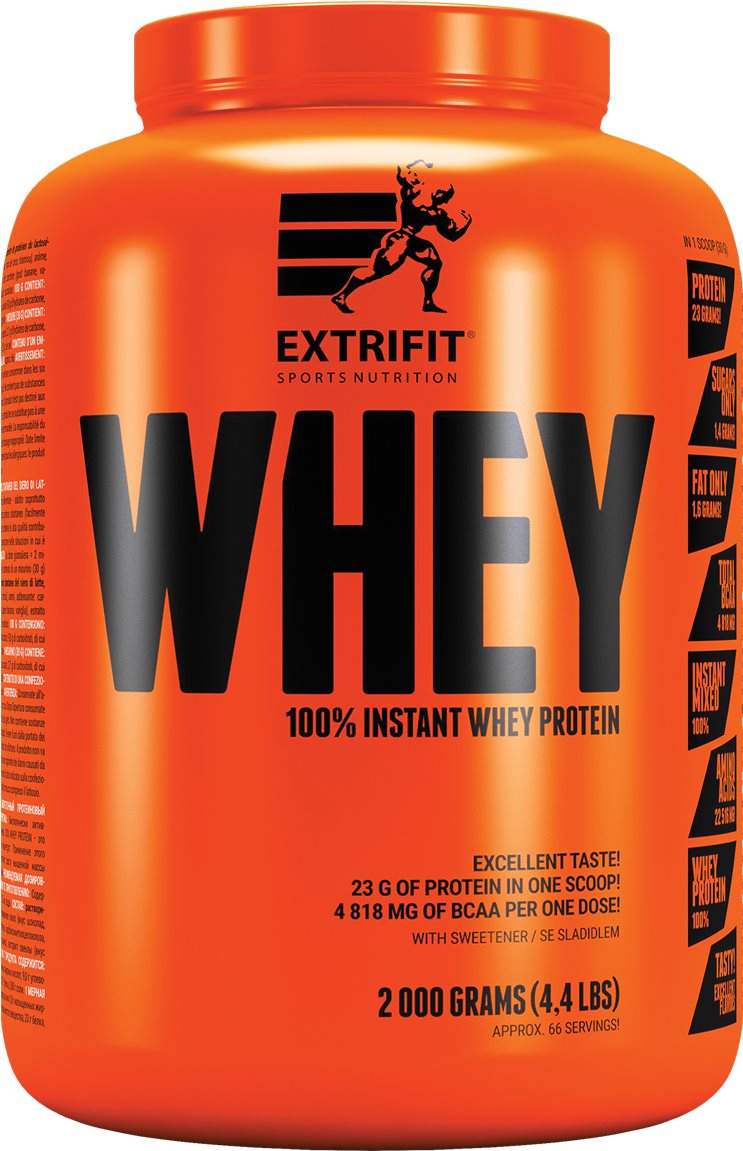 Extrifit 100 % Instant Whey Protein 80, 2000 g, čokoláda, kokos