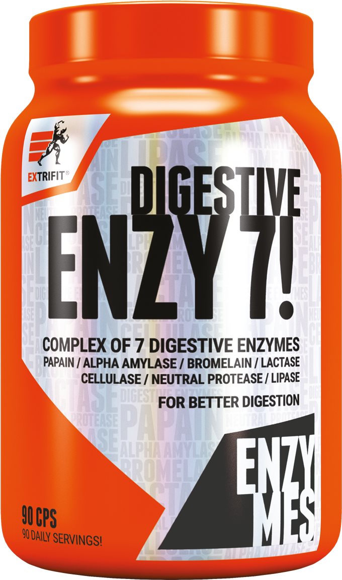 Extrifit Enzy 7! Digestive Enzymes, 90 kapsúl