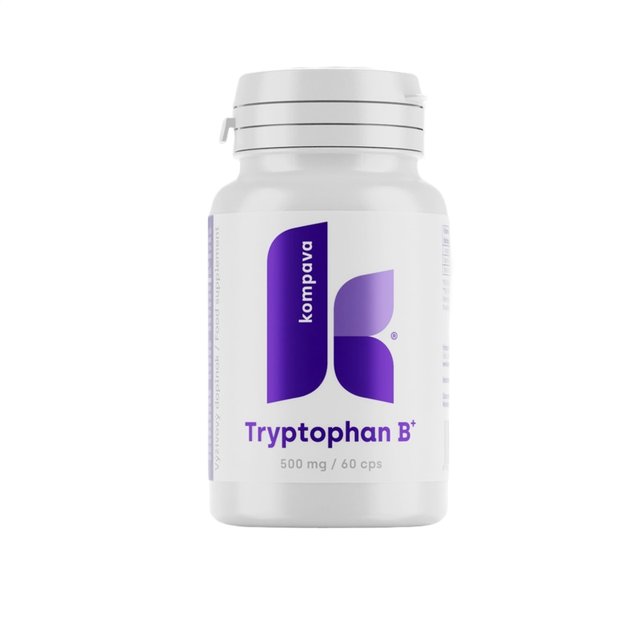 Kompava Tryptophan B+ 500 mg 60 kapsúl