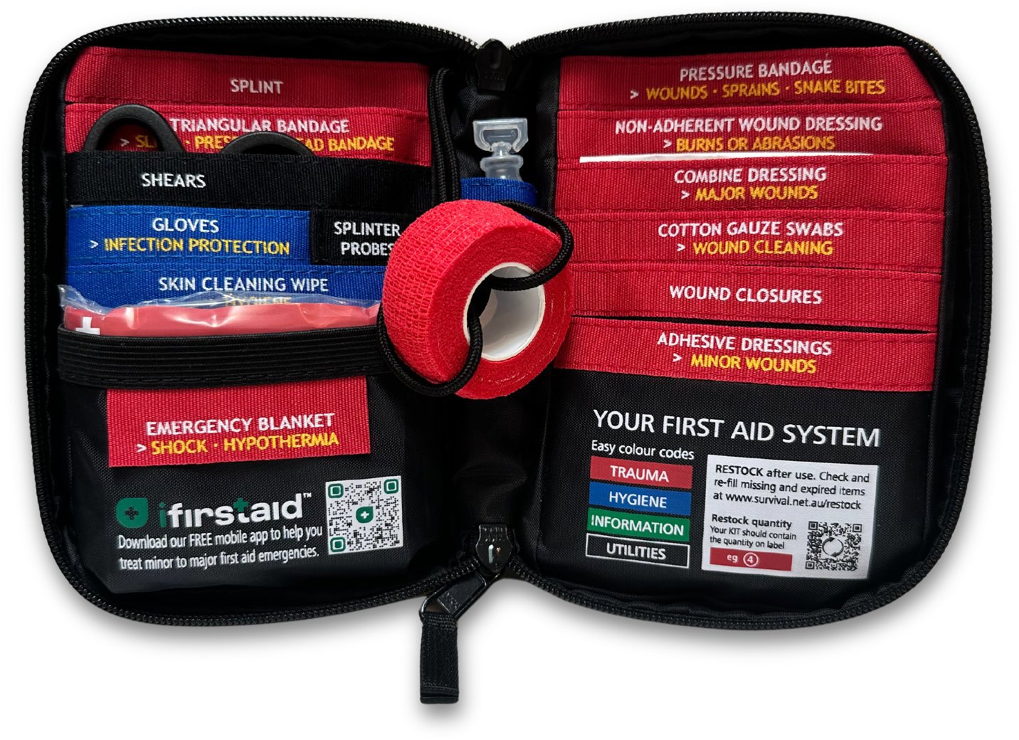 Survival Hiking First Aid Kit, anglická verzia