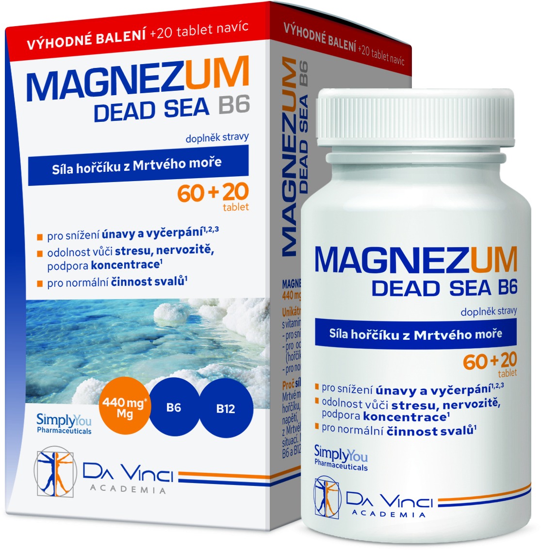 Da Vinci Academia Magnezum Dead Sea 80 tabliet