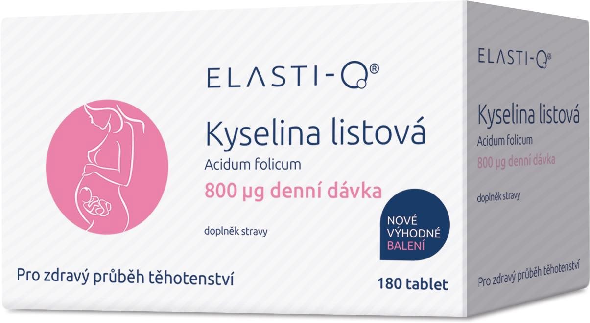 Elasti-Q Kyselina listová 800 180 tabliet