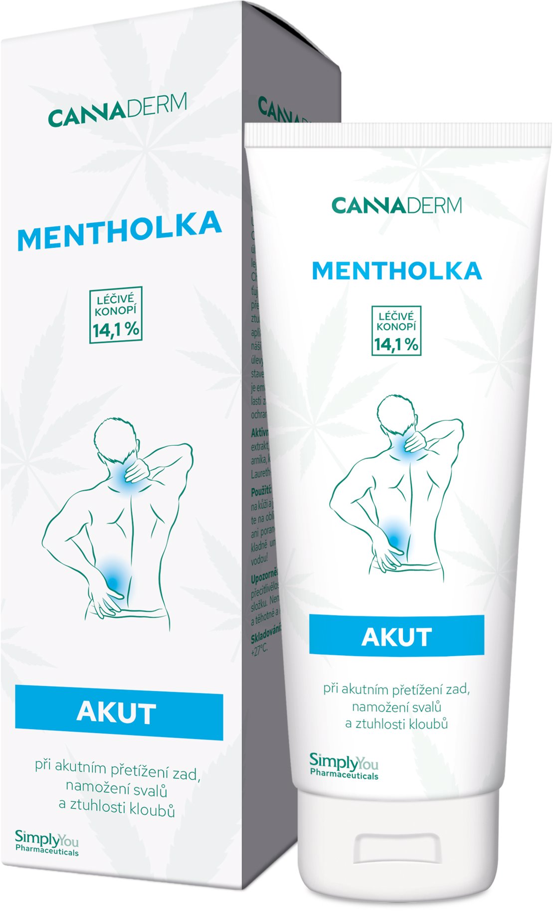 CANNADERM Mentolka Akut 125 ml