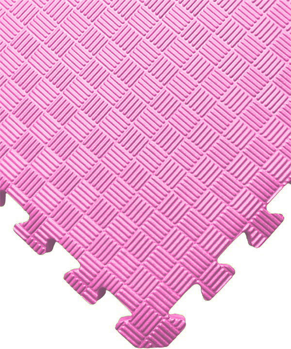 Sedco TATAMI PUZZLE podložka – Jednofarebná – 50 × 50 × 1,3 cm podložka fitness ružová