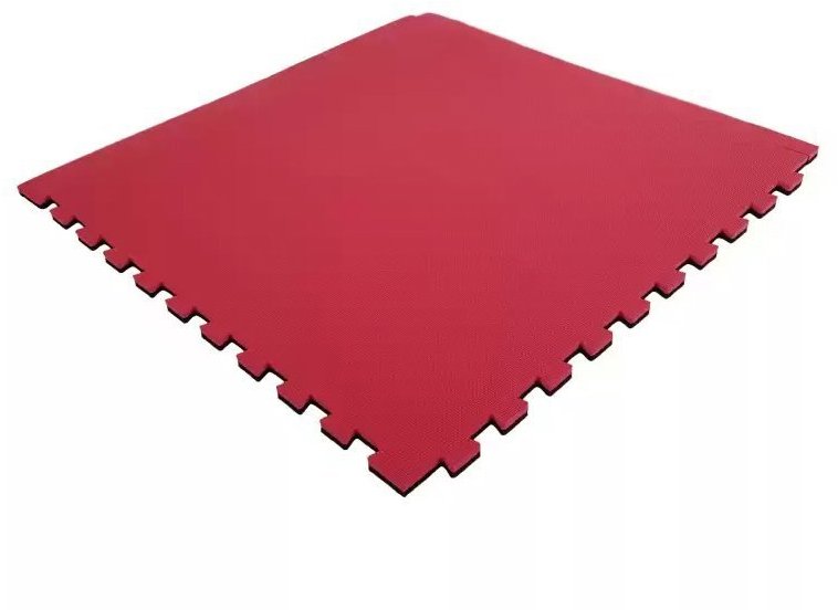Sedco TATAMI – TAEKWONDO PUZZLE podložka obojstranná 100 × 100 × 3 cm červená – čierna