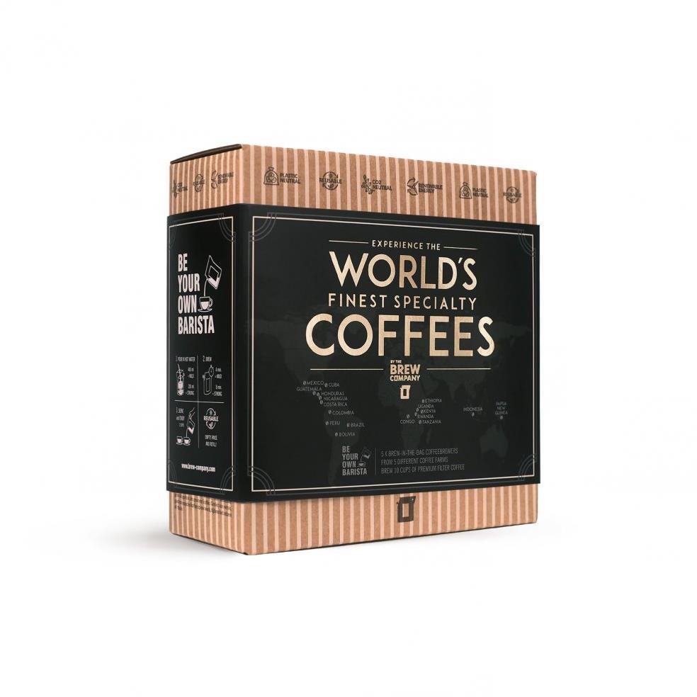 THE BREW COMPANY – Darčekové balenie World Coffees 5 ks