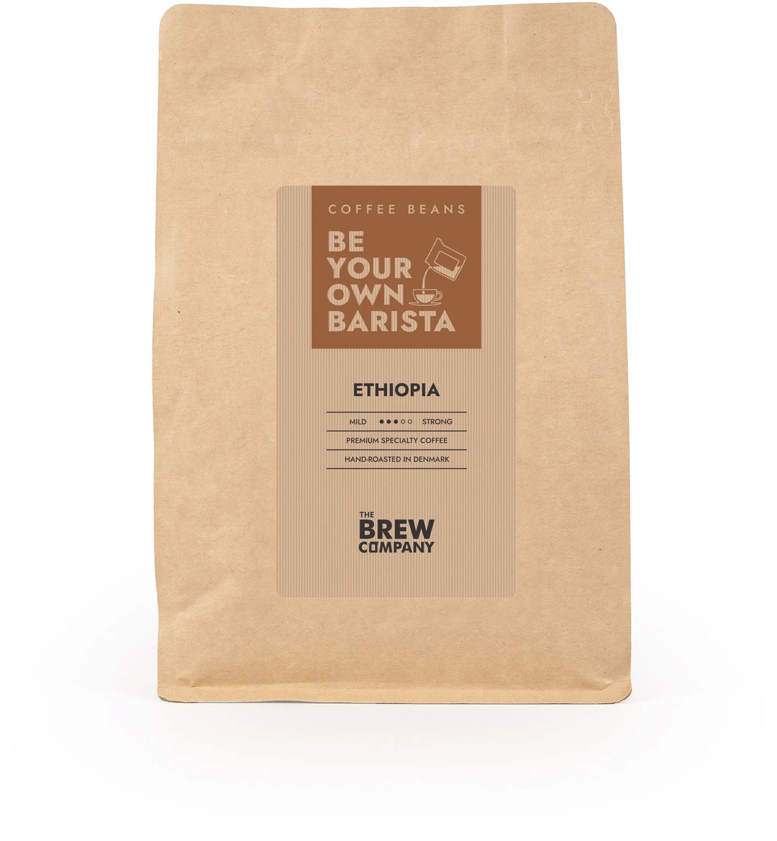 THE BREW COMPANY Káva zrnková Ethiopia 333 g