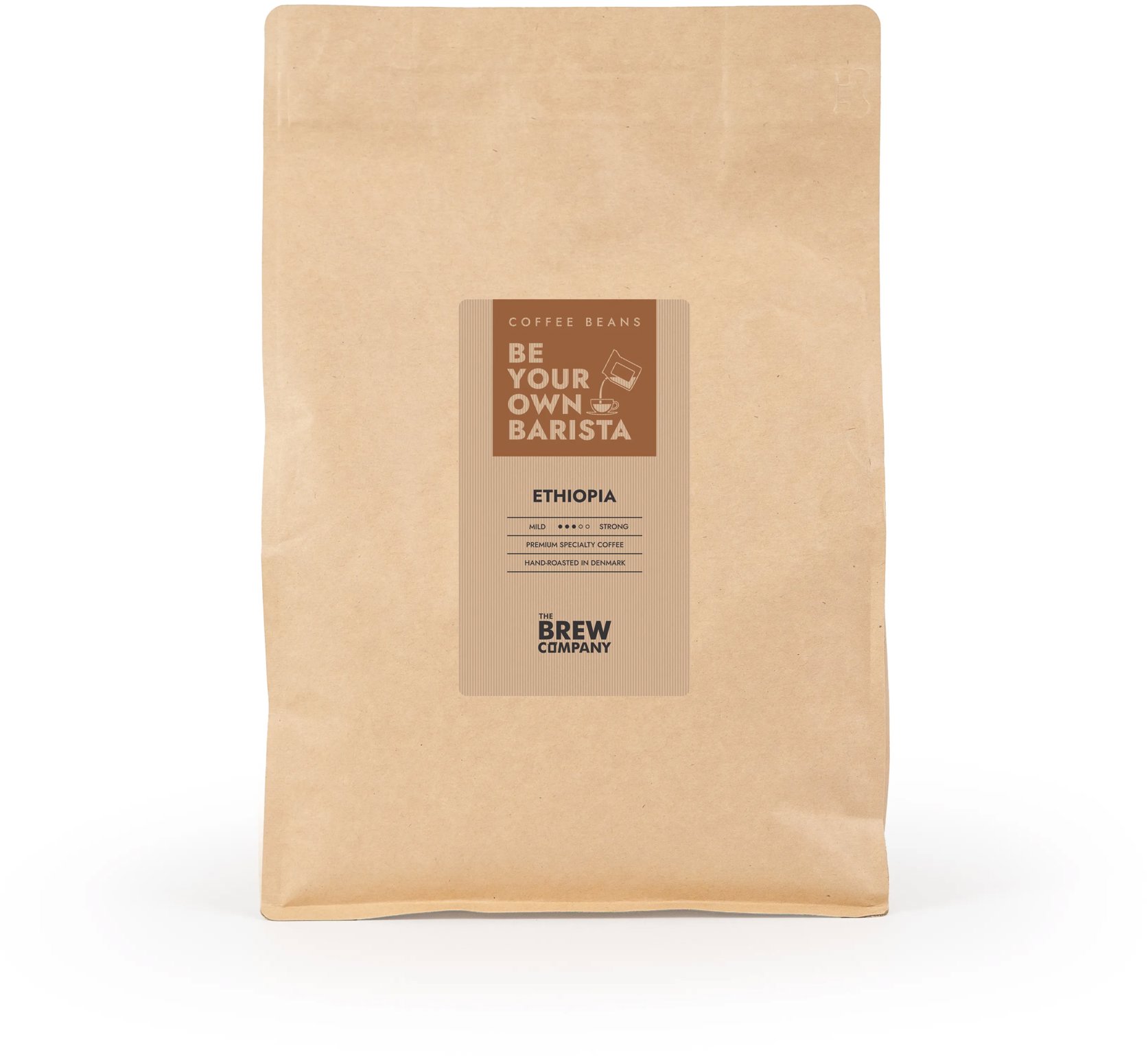 THE BREW COMPANY Káva zrnková Ethiopia 1000 g