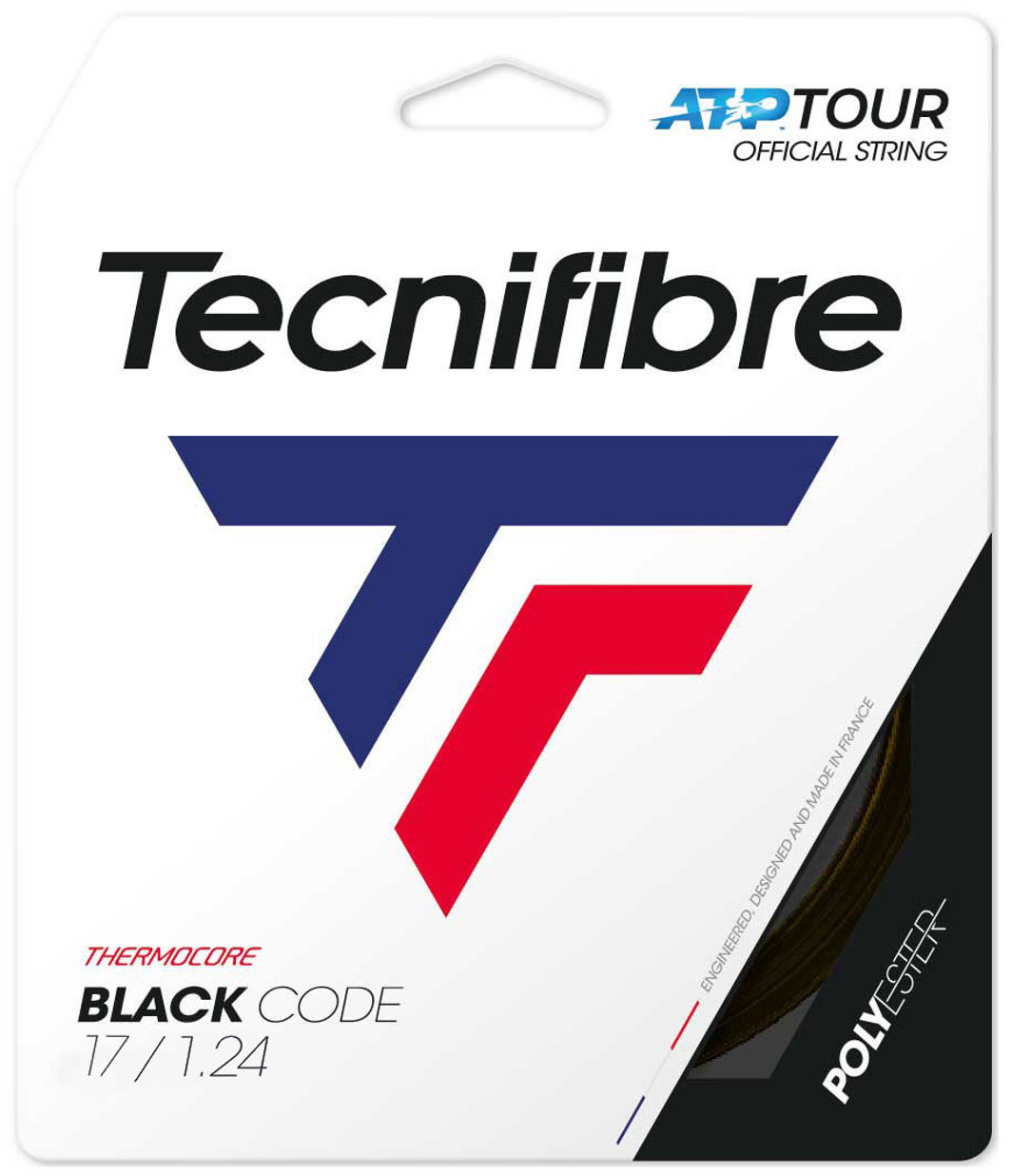 Tecnifibre Black Code čierny 12 m 1,24 mm
