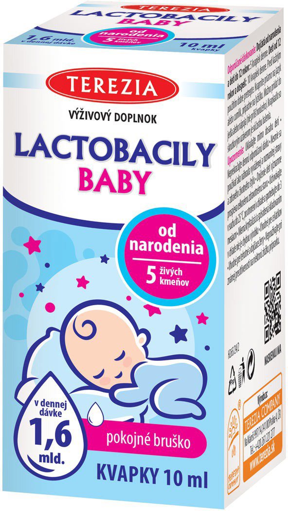 TEREZIA Lactobacily Baby kvapky 10 ml