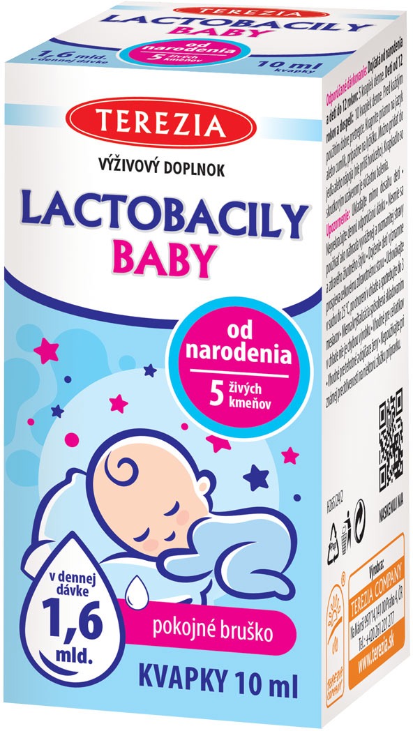 TEREZIA Lactobacily Baby kvapky 10 ml