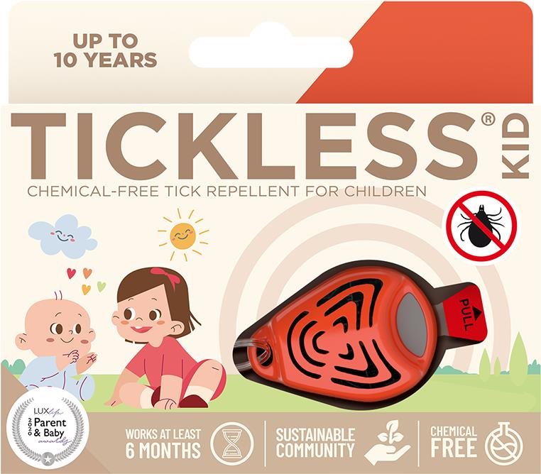 TickLess Kid – Ultrazvukový odpudzovač kliešťov – Oranžová