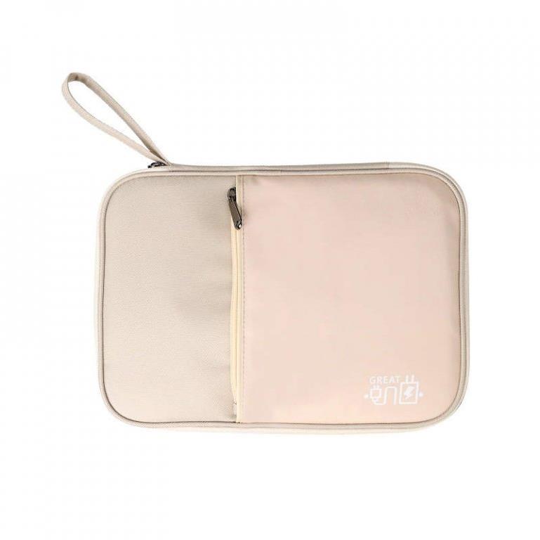 Take it shop Organizér káblov a elektroniky veľkosť M, béžový