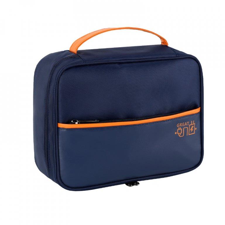 Take it shop Organizér káblov a elektroniky veľkosť L, modrý