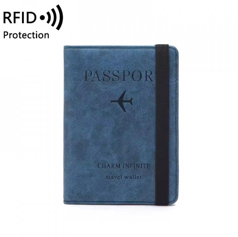 Take it shop RFID Puzdro na pas a doklady, modré