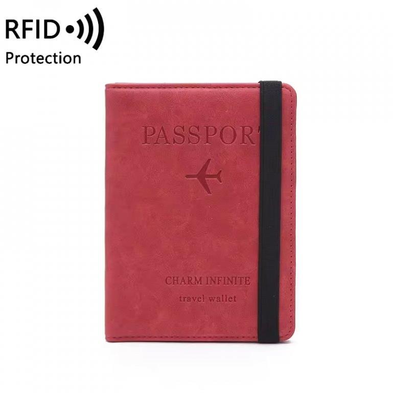 Take it shop RFID Puzdro na pas a doklady, červené