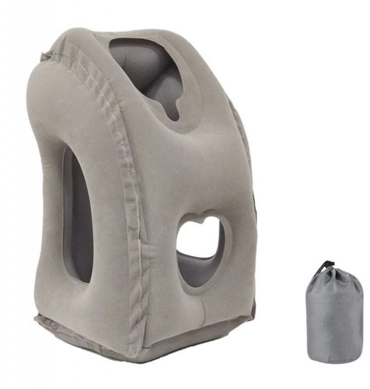 Take It Shop cestovný vankúš sivý