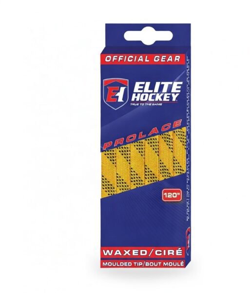 Elite Hockey Voskované šnúrky do korčúľ 84" (182 cm), žlté