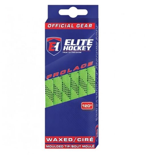 Elite Hockey Voskované šnúrky na korčule 72" (182 cm), limetkové