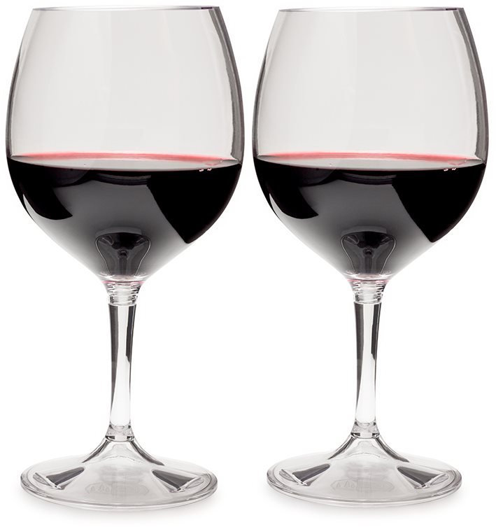 GSI Outdoors Nesting Red Wine Glass Sada