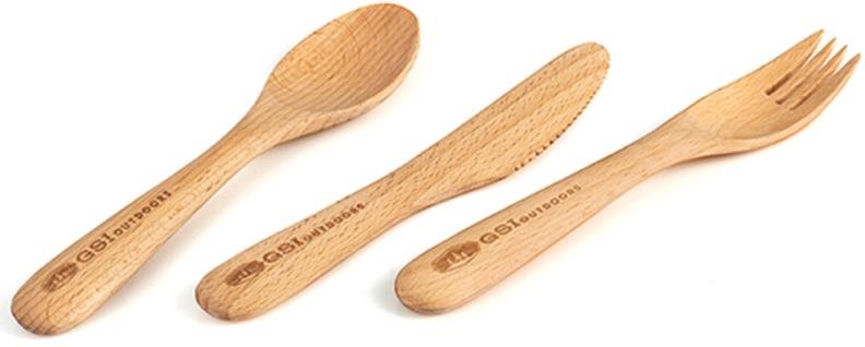 GSI Outdoors Rakau Cutlery Súprava