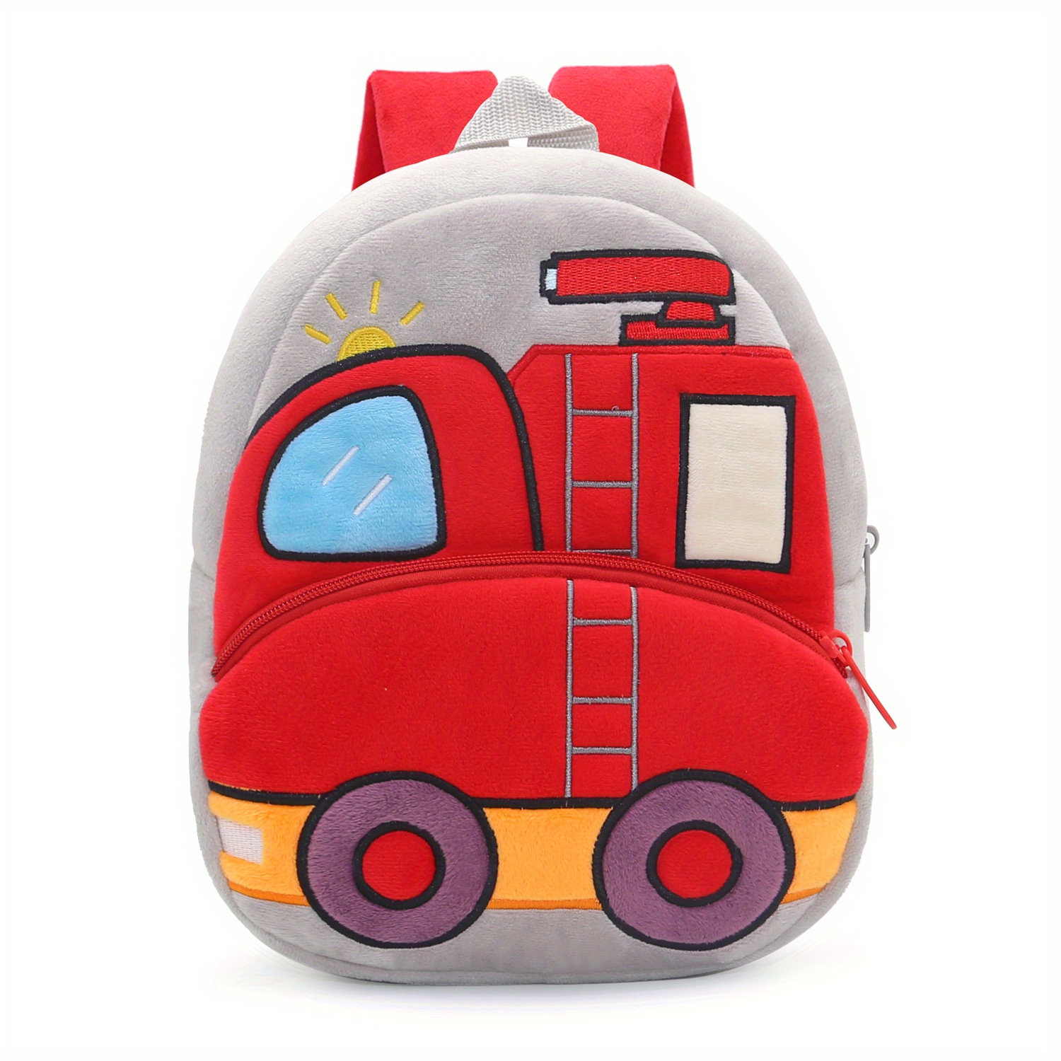 Toybit Dětský plyšový batoh Hasičský Vůz